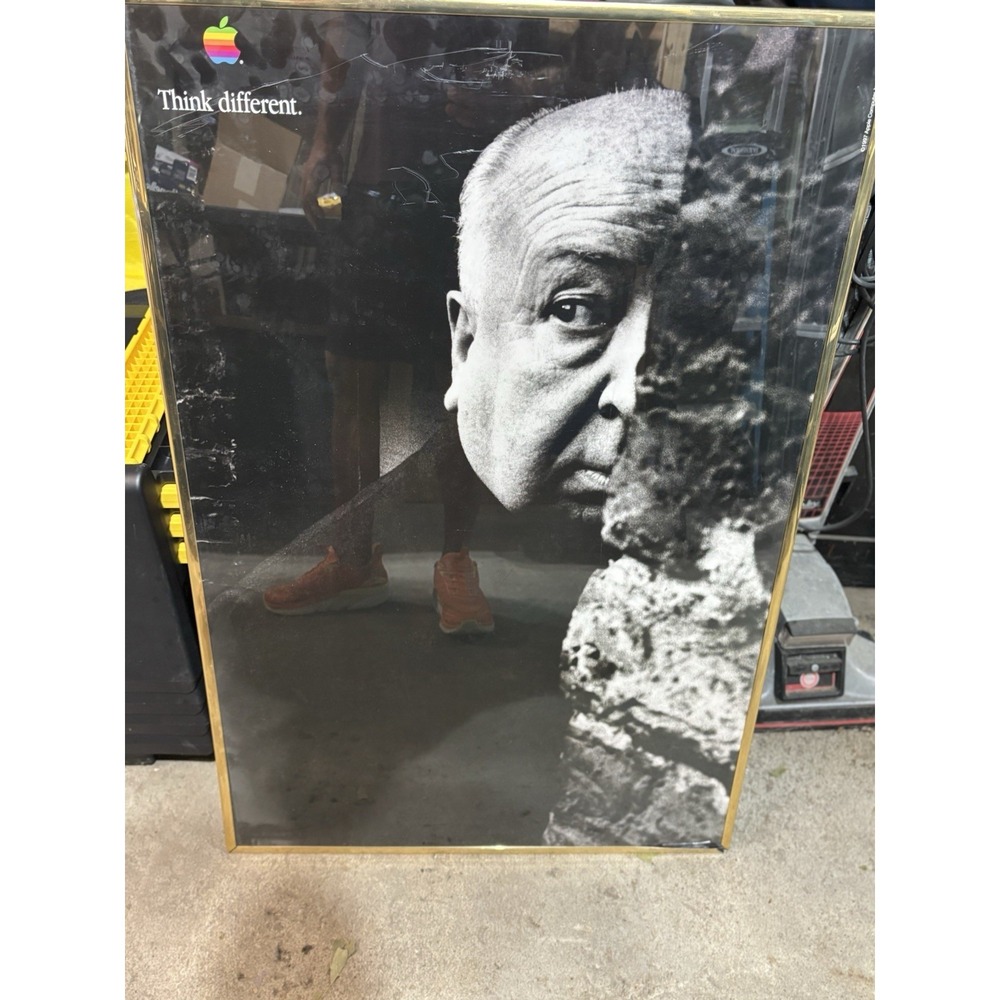 Think Different Apple Computer 1997 - Alfred Hitchcock Original Poster‎ 24x36